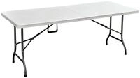 Gartentisch GARDEN PLEASURE "MUFARO", wei&szlig;, B:75cm H:74cm T:180cm, Tische,