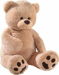 Kuscheltier HEUNEC "Teddyb&auml;r beige, 100 cm", beige, Pl&uuml;schfiguren, KinderH:100cm,