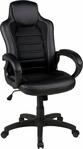 Chefsessel DUO COLLECTION "Joris", schwarz, B:66cm T:66cm, Kunstleder, Nylon,