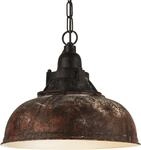 EGLO H&auml;ngeleuchte "GRANTHAM 1 Pendellampe, E27, IP20, Stahl, Retro, Esstischlampe,