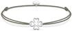 Armband THOMAS SABO "Little Secret Kleeblatt-Design", grau (silberfarben, grau),