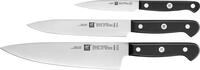 Messer-Set ZWILLING "Gourmet", silber (schwarz, silberfarben), Stahl,
