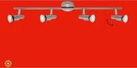 BRILONER LEUCHTEN LED Deckenleuchte "One", silber (wei&szlig;, neutral), Leuchten, LED