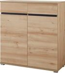 Schuhschrank GERMANIA "Lissabon", braun (edelbuche, nachbildung), B:60cm H:103cm