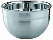 Sch&uuml;ssel R&Ouml;SLE, silber (edelstahlfarben), H:12,5cm &Oslash;:20cm, Edelstahl 18/10,