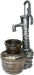 Gartenbrunnen UBBINK "Wasserspiel Las Vegas", braun (braun, grau), Polyresin,