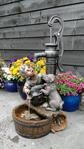 Gartenbrunnen ACQUAARTE "Regina", braun, Polyresin, Wasserspiele, Gartenbrunnen