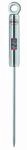 Bratenthermometer R&Ouml;SLE, silber (edelstahlfarben), B:1,9cm H:21,6cm T:1,5cm,