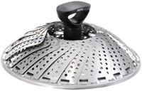 Dampfgartopf GEFU "VITALA", silber, B:8,5cm H:7,6cm L:18cm &Oslash;:27cm, T&ouml;pfe,