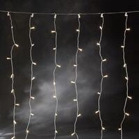 KONSTSMIDE Lichtervorhang, transparent, Dioden 160 Stk. Flammen 160 Stk.,