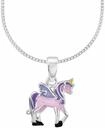 Silberkette PRINZESSIN LILLIFEE "Einhorn", silber (silber, 925), Halsketten,...