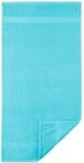 Badetuch EGERIA "Diamant", blau (t&uuml;rkis), B:70cm L:140cm, Frotteevelours,