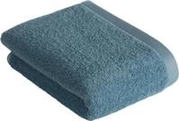 Badetuch VOSSEN "High Line", blau, B:67cm L:140cm, Walkfrottee, Obermaterial: 100%