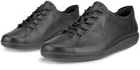 Schn&uuml;rschuh ECCO "Ecco Soft 2.0", Damen, Gr. 36, schwarz, Leder, Schuhe