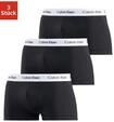 Trunk "Low Rise Trunk 3 PACK", Herren, Gr. L (7), 3 Stk., schwarz,...