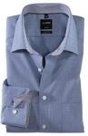 Businesshemd OLYMP "Luxor modern fit", Herren, Gr. 37, N-Gr, blau (royal), Web,