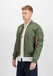 Bomberjacke ALPHA INDUSTRIES "MA-1 VF Vintage Fit 59", Herren, Gr. S, gr&uuml;n (sage,