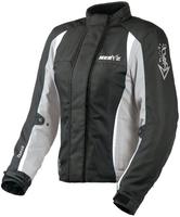 Motorradjacke NERVE "Unique" Gr. 36, silber (silberfarben), Jacken, Damen, 36,