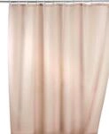 Duschvorhang WENKO "Uni White", beige, B:180cm H:200cm, Polyester, Duschvorh&auml;nge,