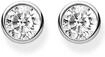 Paar Ohrstecker THOMAS SABO "Wei&szlig;er Stein", bunt (silberfarben, wei&szlig;,