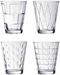 Glas VILLEROY & BOCH "Wassergl&auml;ser Dressed Up 310 ml 4er Set transparent", bunt