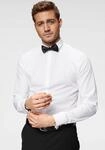 Smokinghemd OLYMP "No. Six super slim", Herren, Gr. 36, Normaler Arm, wei&szlig;,...