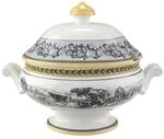 Schale VILLEROY & BOCH "Sch&uuml;ssel mit Deckel Audun Ferme 2 l bunt", bunt, Sch&uuml;sseln,