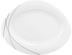Servierplatte SELTMANN WEIDEN "Servierplatte Trio Highline 31 x 24 cm wei&szlig;-grau",