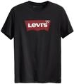 T-Shirt LEVI'S "T-Shirt Graphic Set-In Neck 1er Pack", Herren, Gr. M, schwarz,