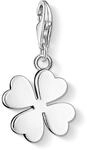 Charm-Einh&auml;nger THOMAS SABO "Kleeblatt-Design", silber (silberfarben), Charms,