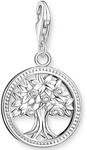 Charm-Einh&auml;nger THOMAS SABO "Lebensbaum", bunt (silberfarben, wei&szlig;, wei&szlig;), Charms,
