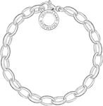 Charm-Armband THOMAS SABO "Classic Gro&szlig;" Gr. 18, silber (silberfarben),...