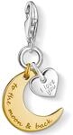 Charm-Einh&auml;nger THOMAS SABO "Mond & Herz I LOVE YOU TO THE MOON & BACK", gold