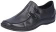 Sneaker RIEKER "Halbschuh", M&auml;dchen, Gr. 42, schwarz, Obermaterial: 50% Rindsleder