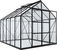 Gew&auml;chshaus VITAVIA "Uranus 8300", schwarz, B:257cm H:247,9cm T:321cm,