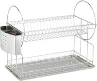 Geschirrst&auml;nder WENKO "Modell Exclusiv Duo", silber (edelstahlfarben), B:50cm