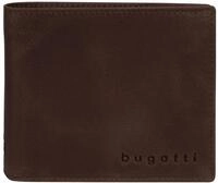 Geldb&ouml;rse BUGATTI "VOLO", Herren, braun, Leder, unifarben, Kleinlederwaren