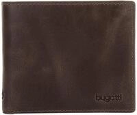 Geldb&ouml;rse BUGATTI "VOLO", Herren, braun, Leder, gl&auml;nzend, Kleinlederwaren