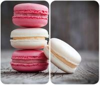 Herd-Abdeckplatte WENKO "Universal Modell Macarons", bunt (grau, bunt), B:30cm
