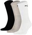 Kurzsocken PUMA "Socken 3er Pack", Damen, Gr. 35-38, bunt (schwarz, wei&szlig;, grau),