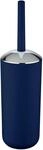 WC-Garnitur WENKO "Brasil", blau (dunkelblau), H:37cm L:10cm, Kunststoff,