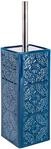 WC-Garnitur WENKO "Cordoba", blau, B:9,5cm H:35cm &Oslash;:9,5cm, Keramik,