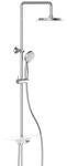 Brausegarnitur SCH&Uuml;TTE "Aquastar", wei&szlig; (wei&szlig;, chromfarben), H:113cm,