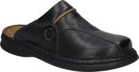 Sabot JOSEF SEIBEL "KLAUS", Herren, Gr. 39, schwarz (schwarz, cognac), Leder,...