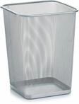 Papierkorb ZELLER PRESENT, silber (silberfarben), Metall, M&uuml;lleimer, Papierkorb