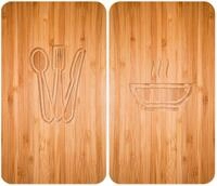 Herd-Abdeckplatte WENKO "Universal Modell Lunch", beige (natur), B:30cm H:4,5cm
