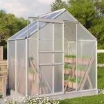 Gew&auml;chshaus VITAVIA "Luna 2500", silber (silberfarben), B:195cm H:197cm...