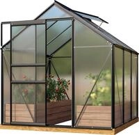 Gew&auml;chshaus VITAVIA "Venus 3800", schwarz, B:195cm H:197cm T:195cm, Gew&auml;chsh&auml;user,