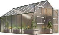 Gew&auml;chshaus VITAVIA "Mars 11500", silber (silberfarben), B:257cm H:231,8cm T:445cm,