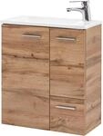 Waschtisch SCHILDMEYER "Matteo, Waschtisch, Made in Germany, B: 50 cm", braun